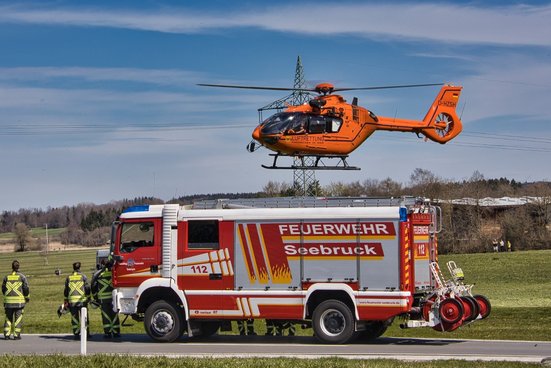 Feuerwehr Seebruck im Einsatz